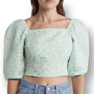 COPY - Levi’s Women’s Blouse Green Floral Statement Size Medium NWT